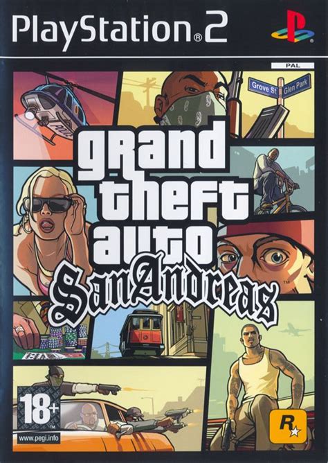 Grand Theft Auto: San Andreas cover or packaging material - MobyGames