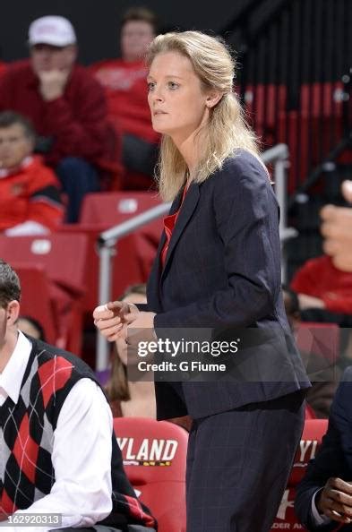 Head Coach Kellie Harper Of The North Carolina State Wolfpack Watches