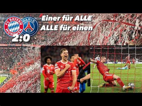 Cl Achtelfinale Fc Bayern Paris Bayern Haut Messi Raus Allianz