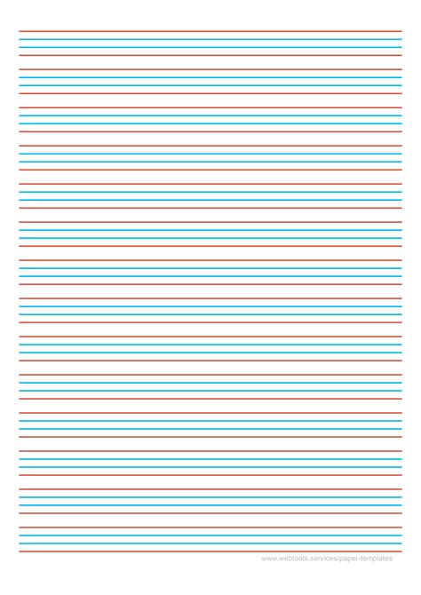 4 Line Handwriting Paper Printable - Get What You Need For Free