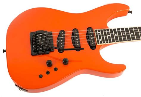 1986 Jackson Usa San Dimas Soloist Jeff Beck Neon Orange With Kahler