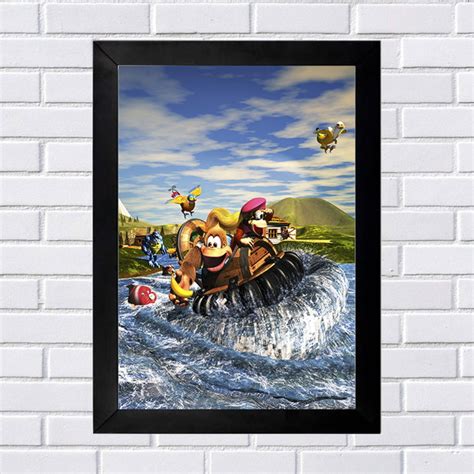 Quadro Decorativo Nerd Geek Games Nintendo Donkey Kong Elo