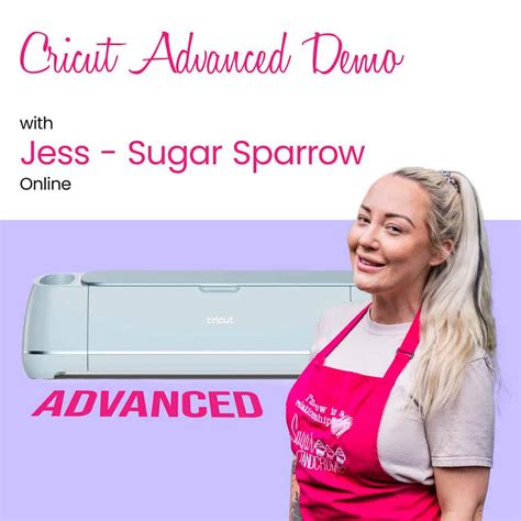 Cricut Advanced Demo Online With Jess Sugar Sparrow