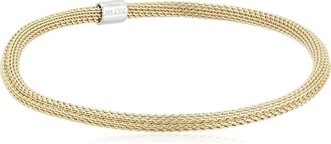 Amazon Collection 18k Yellow Gold Plated Sterling Silver