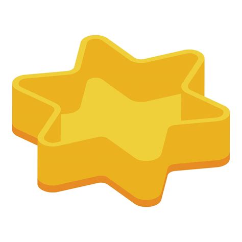 Star Bakeware Icon Isometric Vector Kitchen Baking 22593036 Vector Art