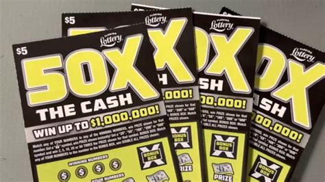 X The Cash Scratch Offs From The Florida Lottery Youtube