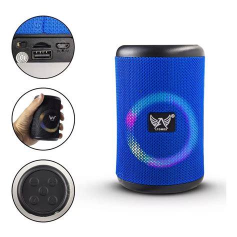 Caixinha Mini Caixa de Som Bluetooth Potente Resistente a Água 5W