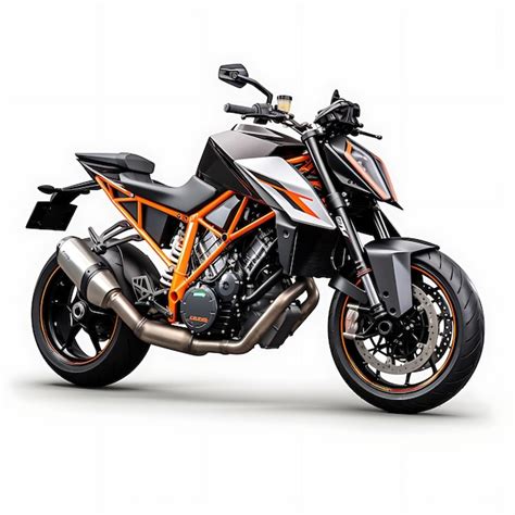 Premium AI Image Ktm 1290 Super Duke R A Naked Streetfighter With An Exposed Motorbike On