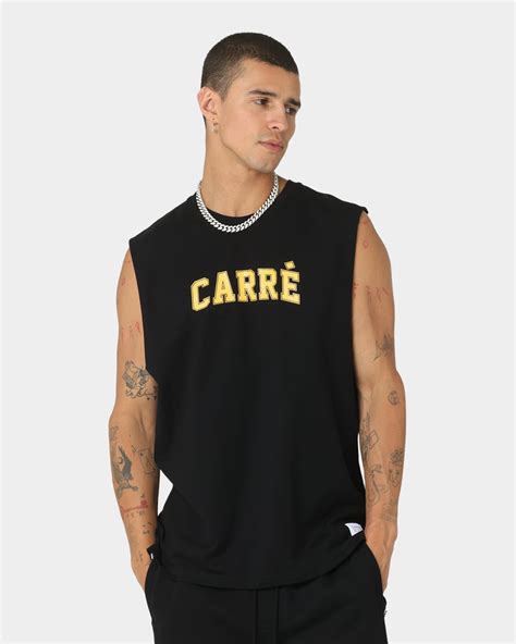 Carre Cours Muscle T Shirt Black Culture Kings Nz