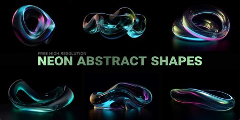 Abstract Neon Shapes | Figma Community