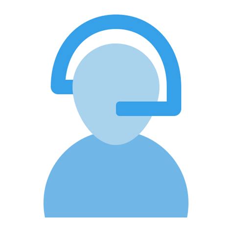 Call Center Generic Blue Icon