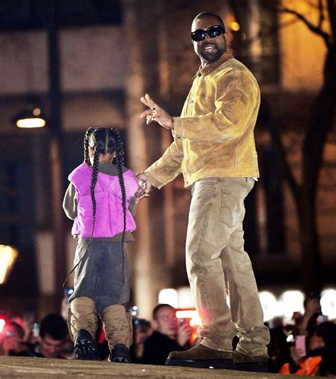 North West Sings at Kanye West’s Yeezy Paris Fashion Week Show