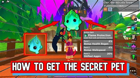 How To Get The Secret Fireball Pet World Zero Roblox Youtube