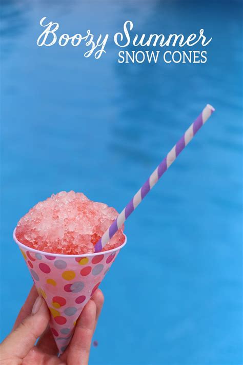 Boozy Summer Snow Cones The Sweetest Occasion