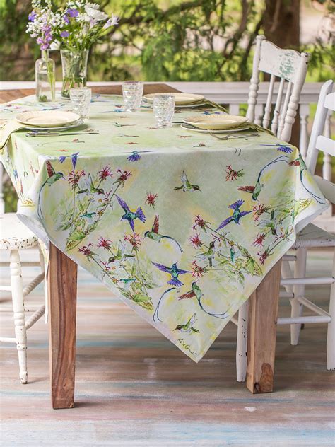 Hummingbird Tablecloth | Kitchen & Table Linens, Tablecloths :Beautiful ...