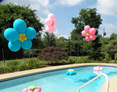 Pin By Paula Coria On Baby G Shower Ideas Pool Party Decorations