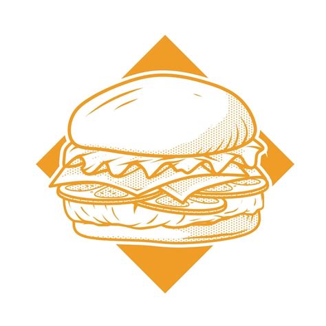 Premium Vector Burger Logo Design