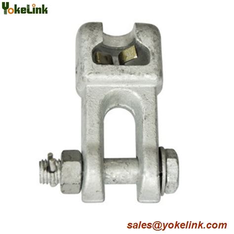 Forged Hot Dip Galvanized Overhead Line Fittings Socket Clevis
