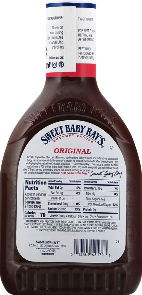 Sweet Baby Rays Original Barbecue Sauce 40 Oz Shipt