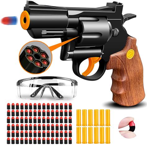 Buy Shell Ejecting Toy Soft Bullet Toy Revolver Foam Blaster Toy