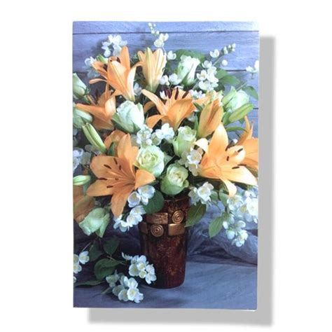 Blanco Wenskaart Bloemen 11x17 Cards Crafts