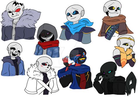 Just Drawing Some Sanses By Shadowfire Da On Deviantart