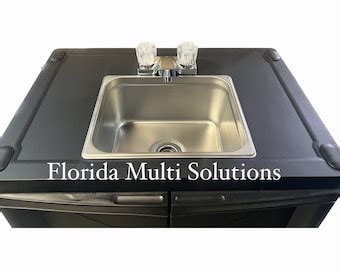 Portable Sink Mobile Handwash Sink Self Contained Cold And Hot Water Concession Full Size Etsy