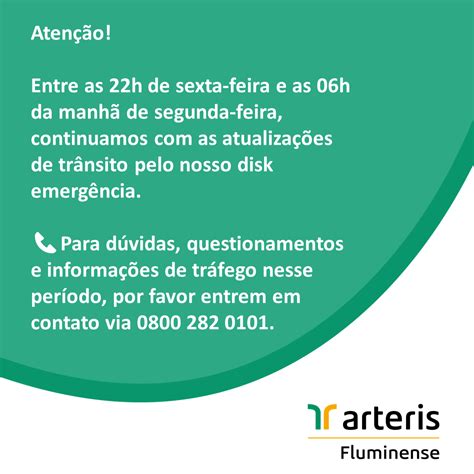 Arteris Fluminense On Twitter Boa Noite Pessoal Entre As H De