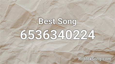 Best Song Roblox ID - Roblox music codes