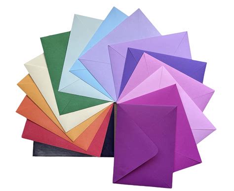 Sobres De Colores Surtidos Unidades En Papel De Gramos De