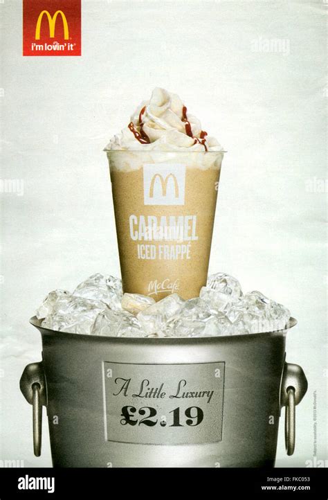 2010s Uk Mcdonalds Magazine Advert Stock Photo Alamy