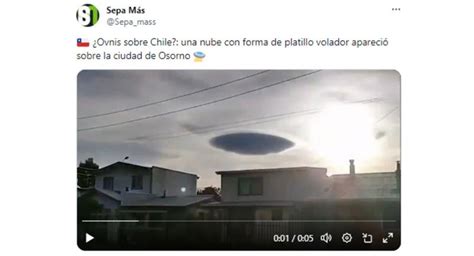 Ovnis Captan extraño fenómeno en el cielo de Chile las imágenes son