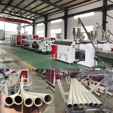 Plastic Cpvc Pipe Machine Pvc Double Pipe Production Line Pvc