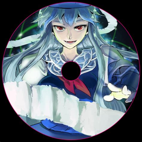 Safebooru 1girl Album Cover Blue Dress Breasts Cover Dress Hat