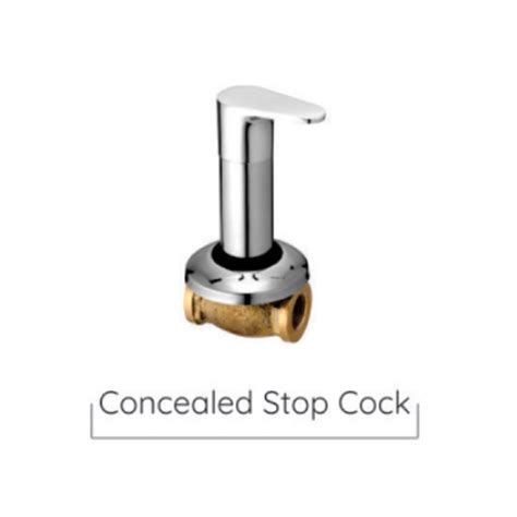 Silver Stainless Steel Concealed Stop Cock At Rs Piece In Mathura