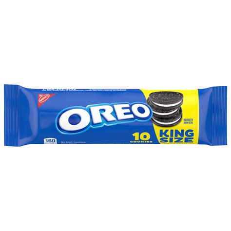 Save On Oreo Chocolate Sandwich Cookies King Size 10 Ct Order Online