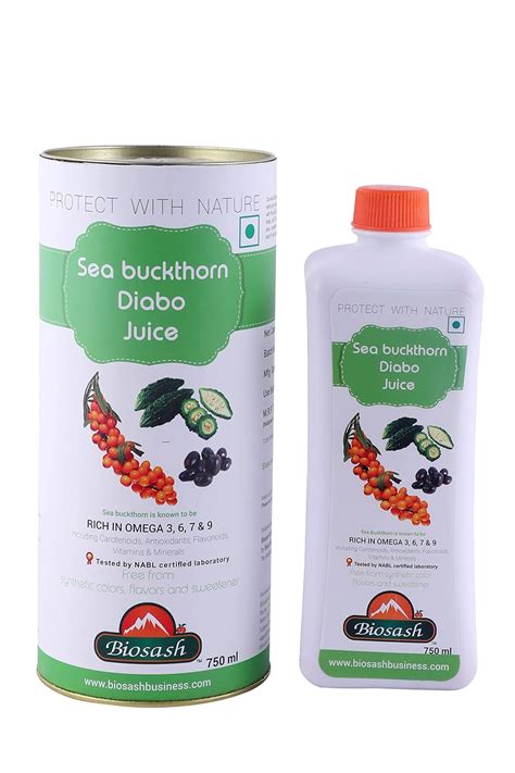 Biosash Sea Buckthorn Diabo Juice Ml Sugar Control Diabetis