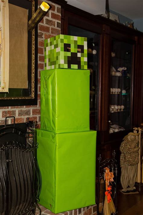 Minecraft Party Cardboard Creeper Festa De Aniversario Infantil Aniversario Infantil