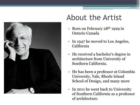 Ppt Frank Gehry Powerpoint Presentation Free Download Id 2113117