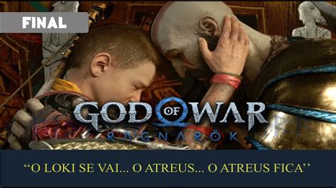 God Of War Ragnarok 19 O RAGNAROK CHEGOU FINAL YouTube