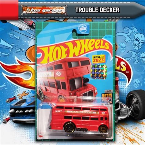 HOT WHEELS TROUBLE DECKER LONDON BUS FACTORY SEALED PLEASE REFER TO THE DESCRIPTIONS