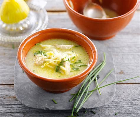 Recette Facile Soupe De Poulet Au Citron Et Lorzo