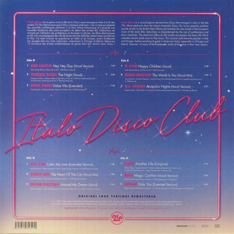 VARIOUS Italo Disco Club Vinyl At Juno Records