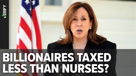 Fact Checking Misleading Harris Claim About Billionaire Tax Rates