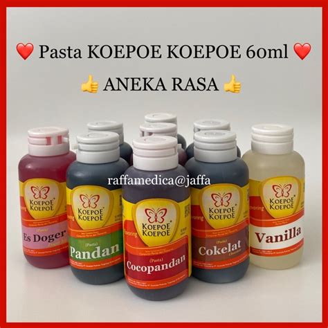 Jual Pasta Perisa KOEPOE 60ml ANEKA RASA Shopee Indonesia