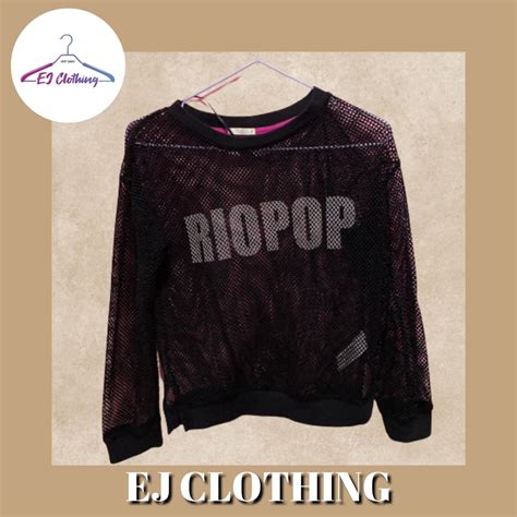 Jual Baju Jaring Jaring Riopop Lengan Panjang Shopee Indonesia