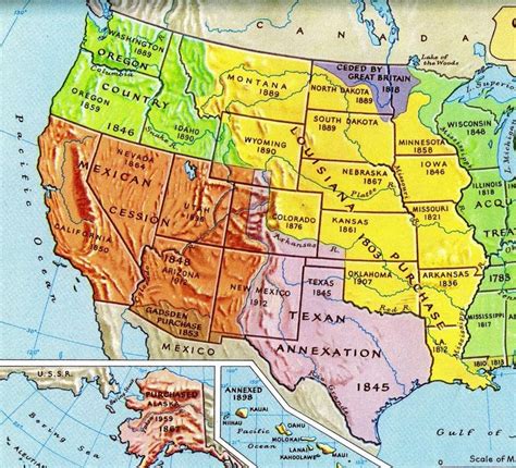 1803 1850 Expansion Of The USA To The Pacific