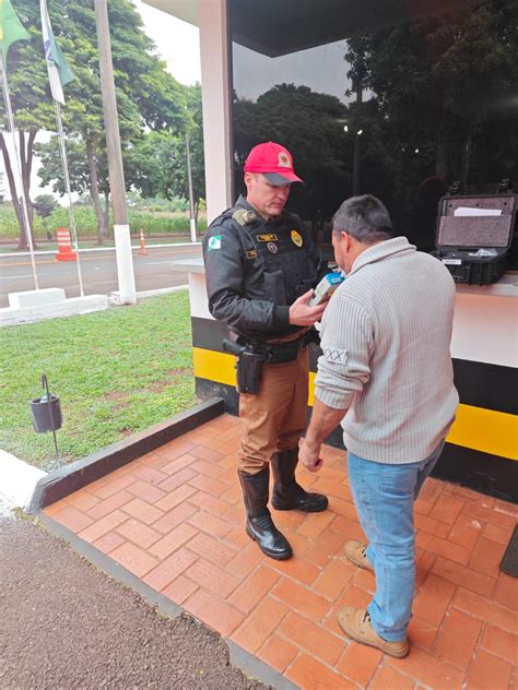 Em operação policial condutor é preso por embriaguez em Santa Helena