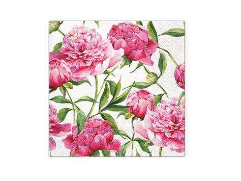 Serwetki Ozdobne Paw Pink Peonies Szt