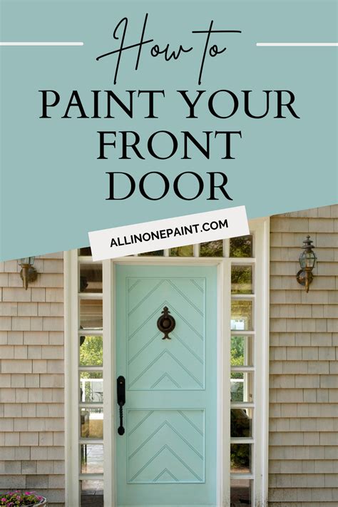 How To Paint Your Front Door Without Sanding